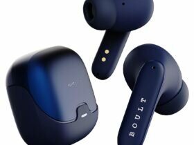 Boult Audio Z40 True Wireless in Ear Earbuds with 60H Playtime, Zen™ ENC Mic, Low Latency Gaming, Type-C Fast Charging, Made in India, 10mm Rich Bass Drivers, IPX5, Bluetooth 5.3 Ear Buds TWS (Blue)